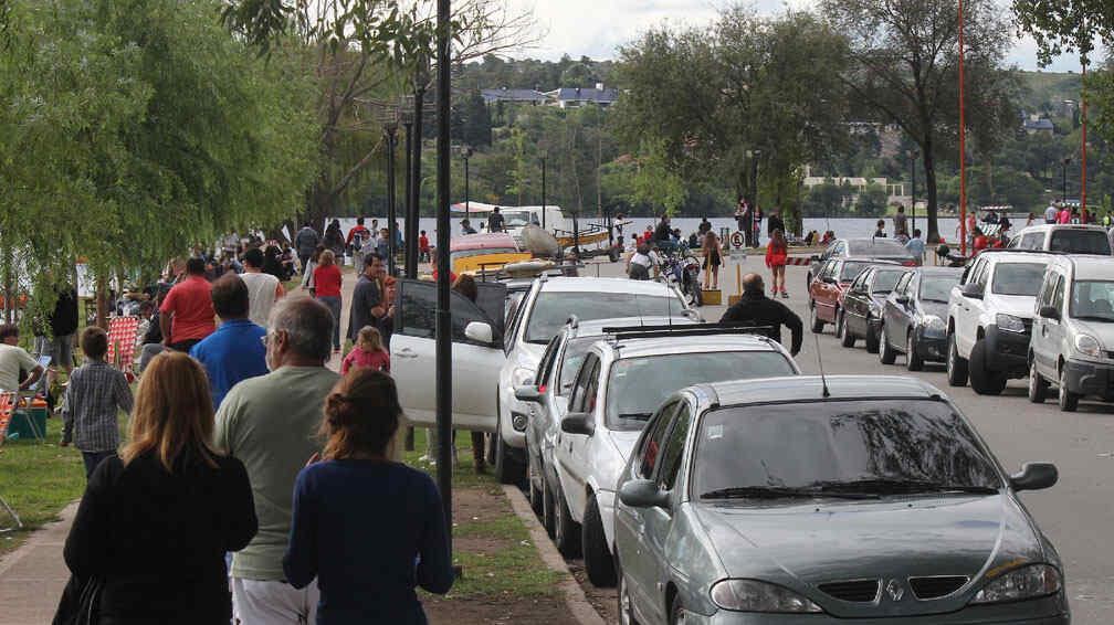 CARLOS PAZ. Ocupación total en el finde XXL