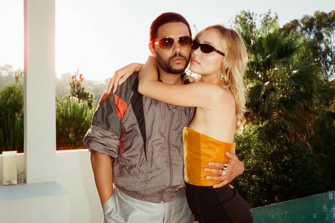 The Weeknd y Lily-Rose Depp, protagonistas de "The Idol". (HBO Max)