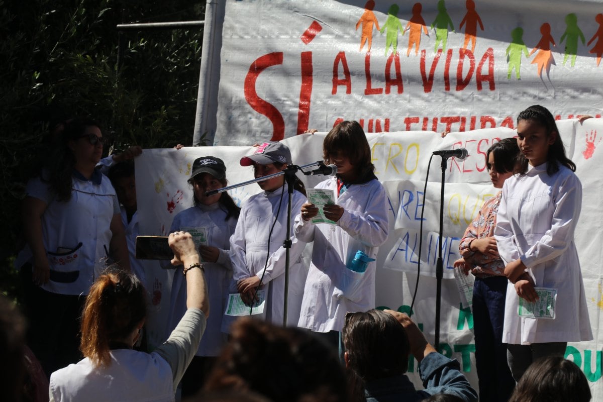 Grito Blanco contra pasteras en Gualeguaychú