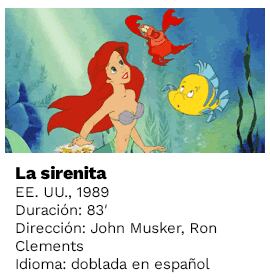 La Sirenita en Bellas Artes Cine