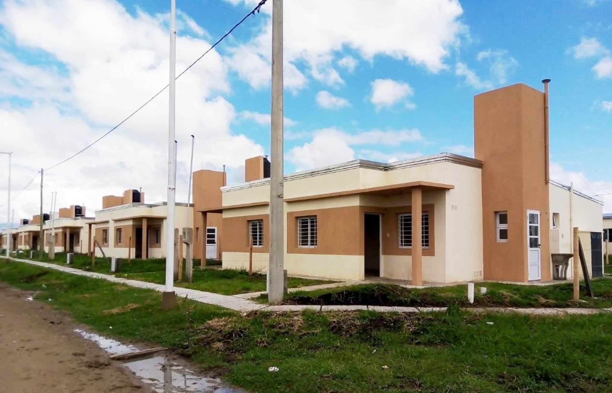 Viviendas en Rosario del Tala. (Archivo IAPV)