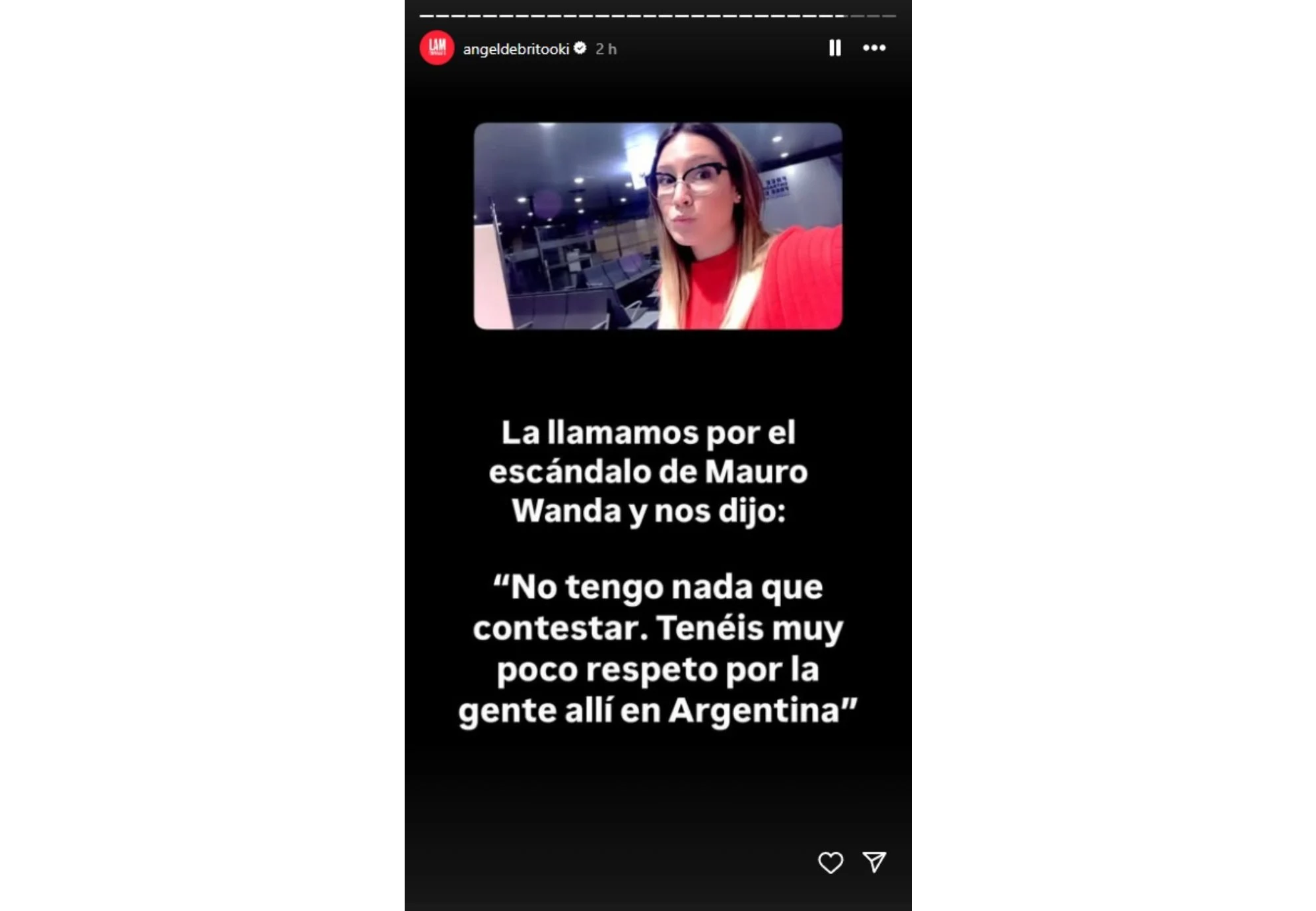 Patricia apuntó contra los medios argentinos.