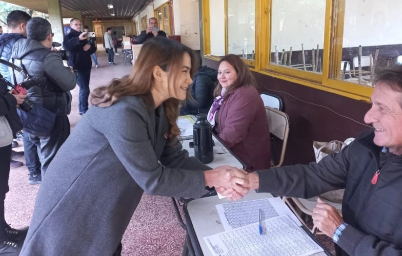 Elecciones PASO 2023: Sonia Rojas Decut sufragó en Posadas.