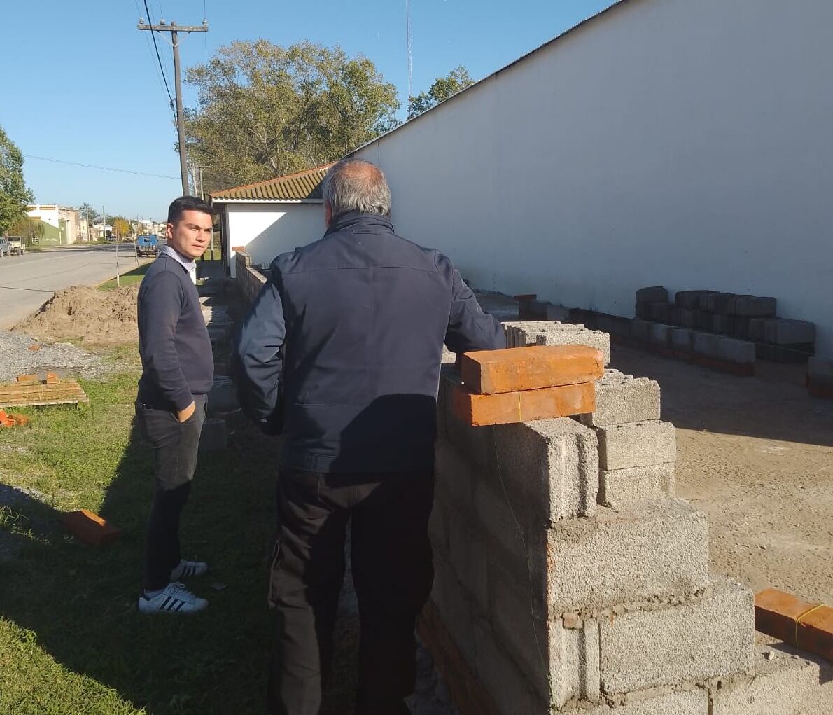 Wilson Huth de la Secretaría de Desarrollo Social de Tres Arroyos de visita en Orense