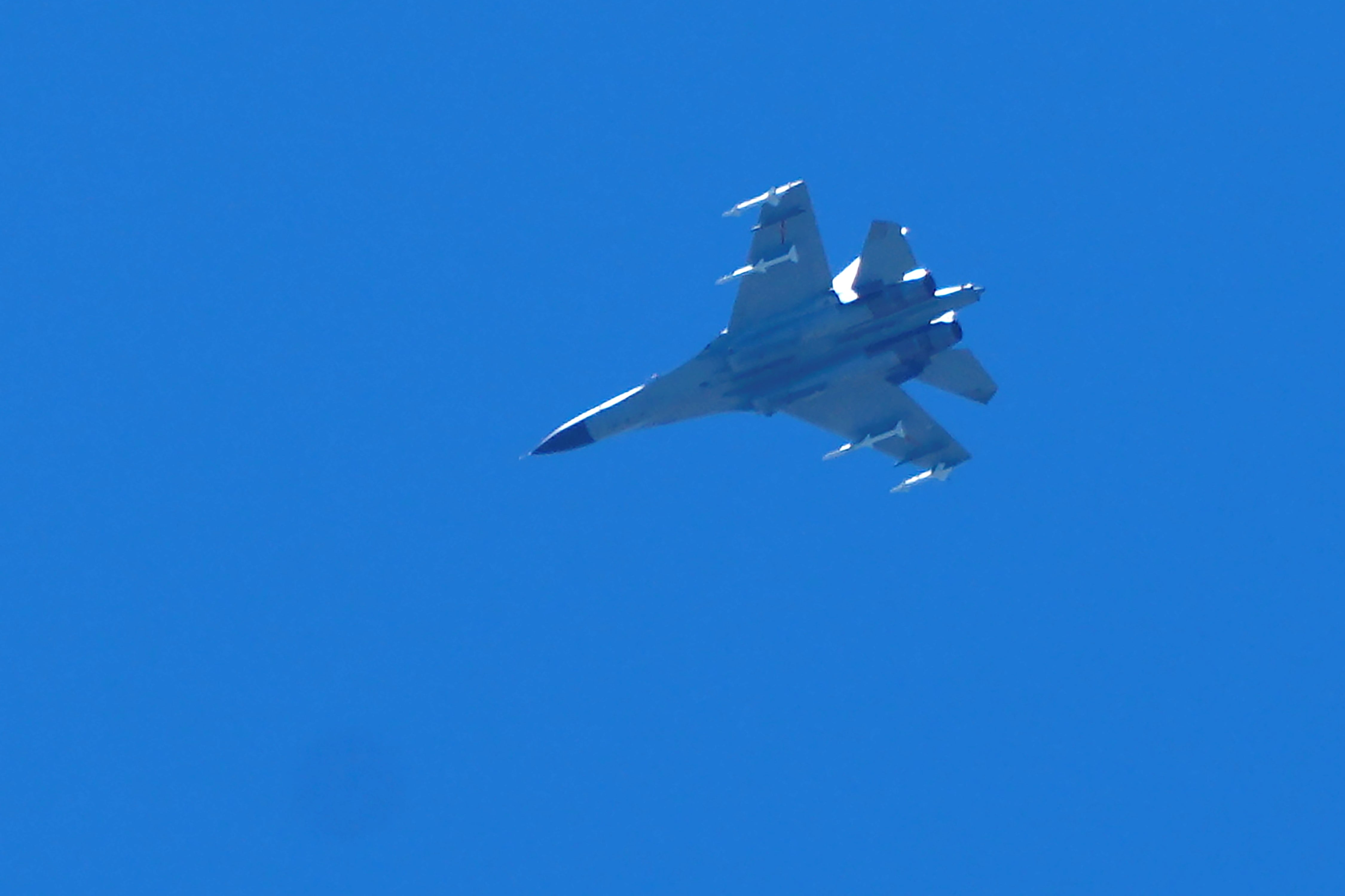 Un avión rumbo a Taiwán. (AP/Ng Han Guan)