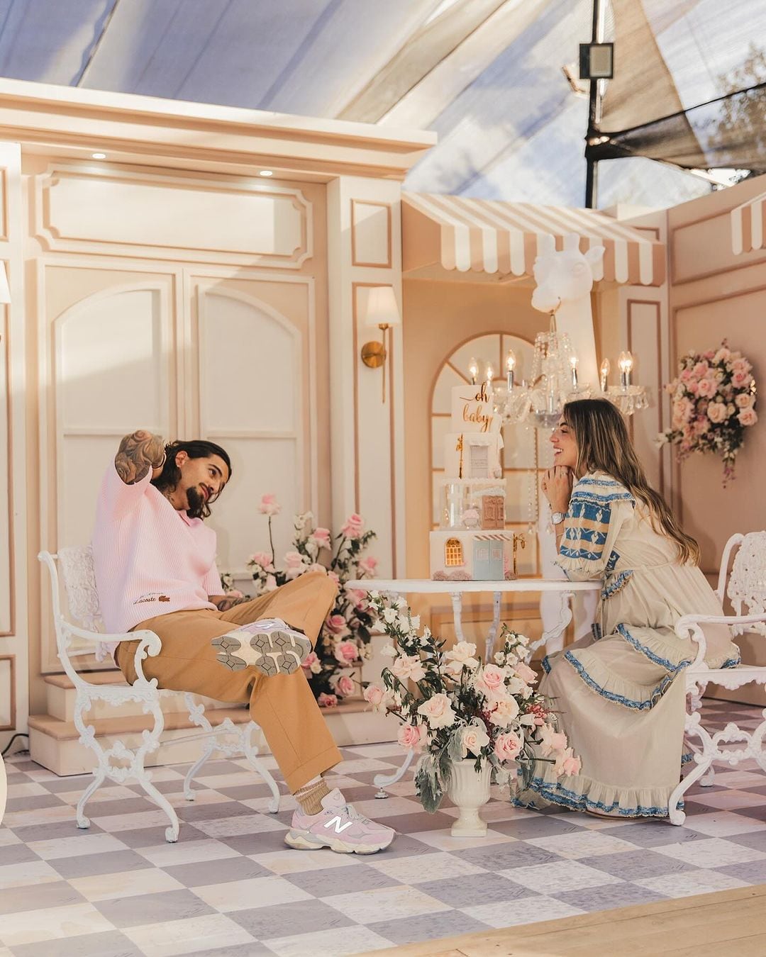 La decoración del Baby Shower de la hija de Maluma.