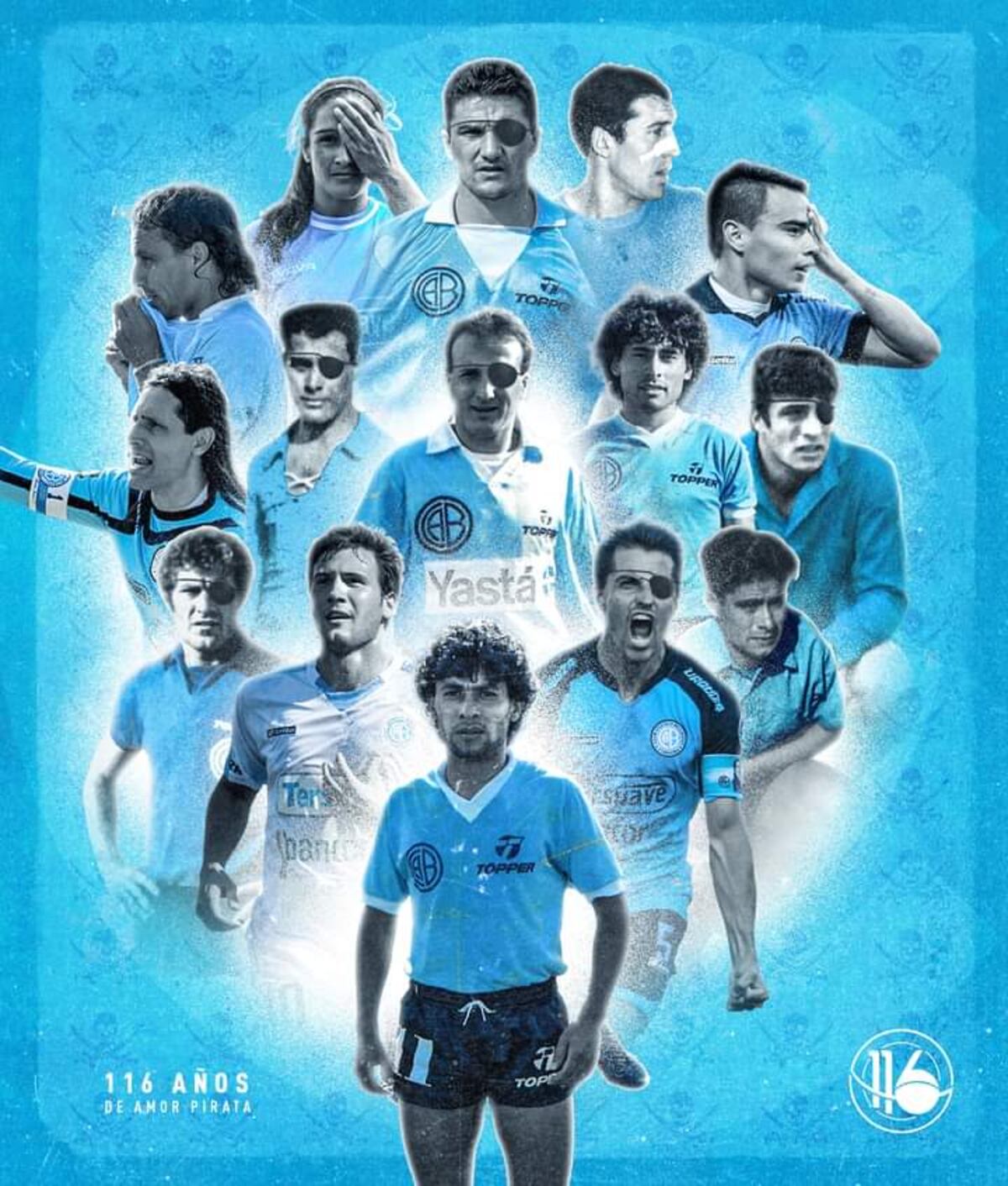 Belgrano empezó su aniversario muy a lo Pirata