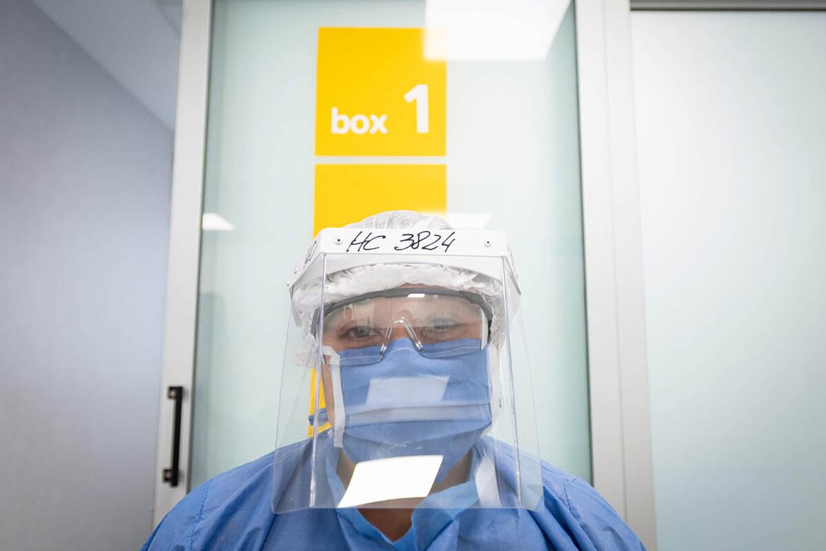Irina, una enfermera sanluiseña que lucha en primera línea contra el virus