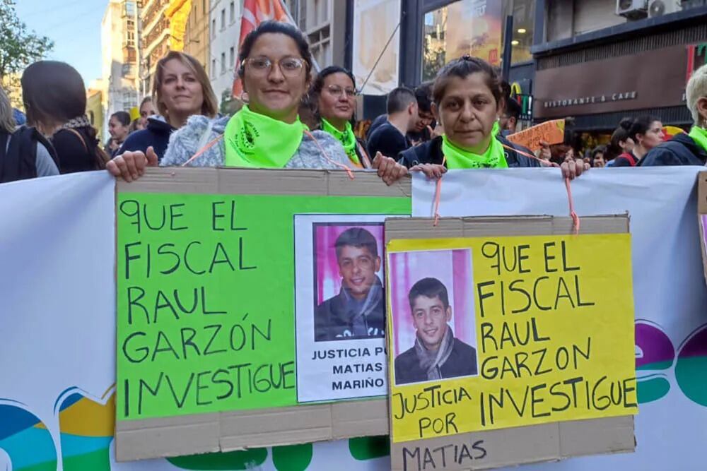 La familia de Matías Mariño pide justicia.