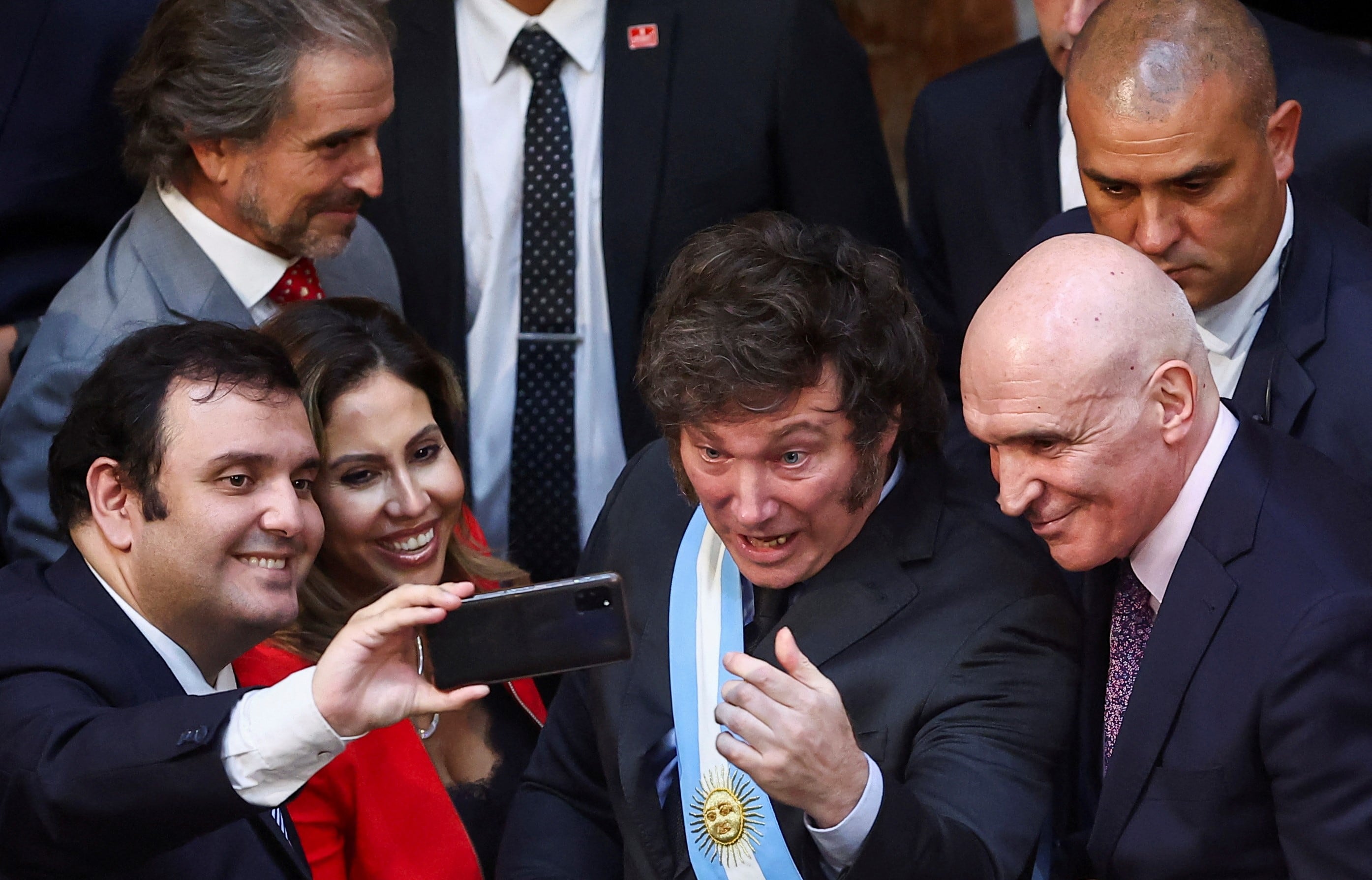 Javier Milei durante la apertura de sesiones ordinarias.