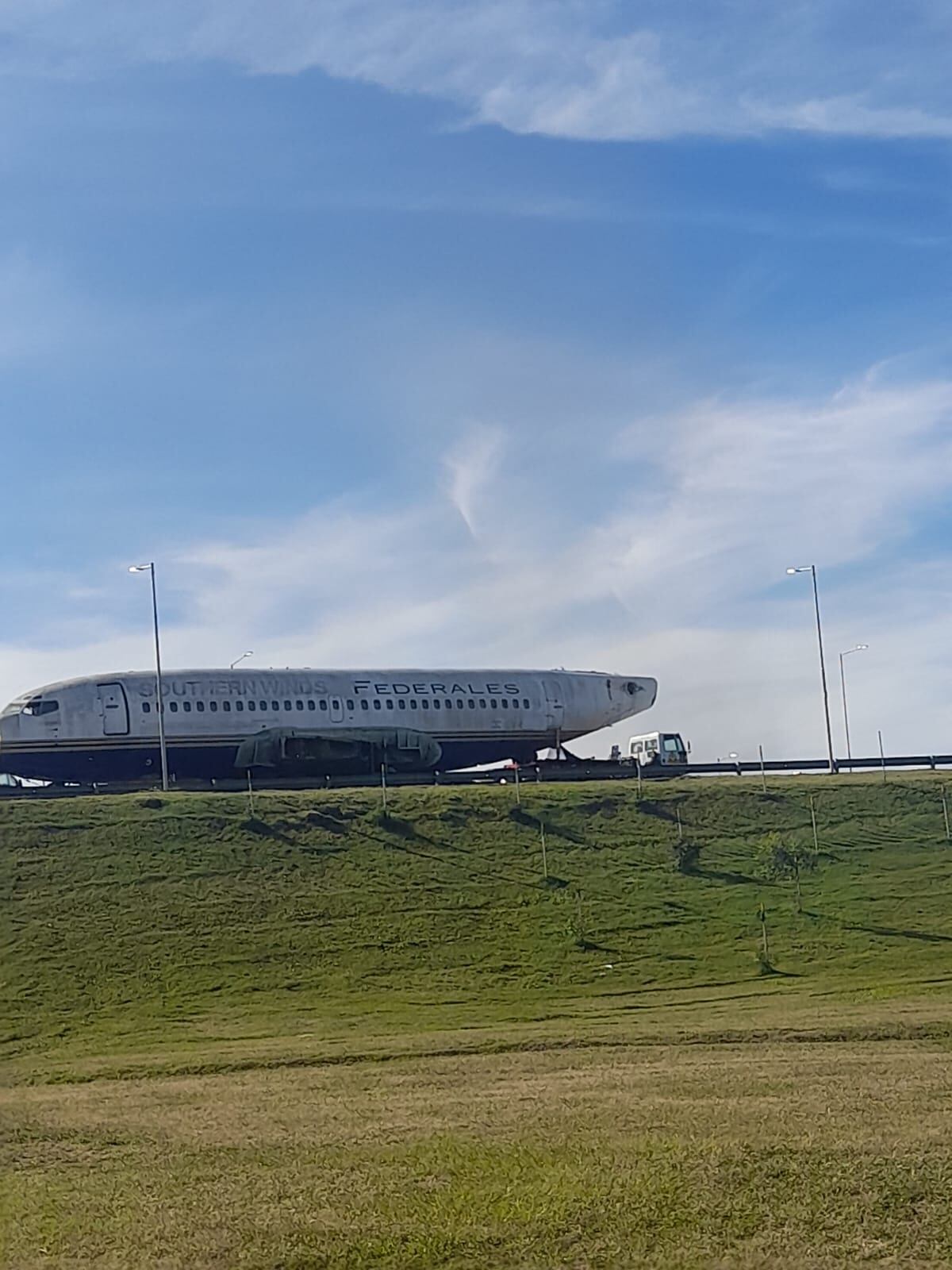 Es el segundo avión para un lujoso hotel en Oncativo.