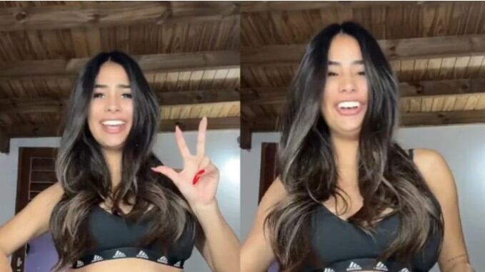 Daniela Celis bailó en TikTok