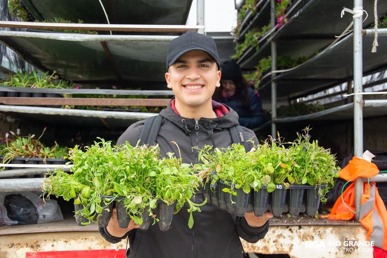 La Municipalidad de Río Grande entregó 50 mil plantines