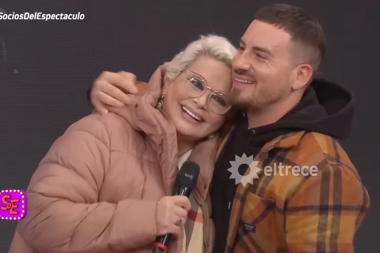 Carmen Barbieri y Fede Bal en "Socios del espectáculo". (Foto: Captura de pantalla)