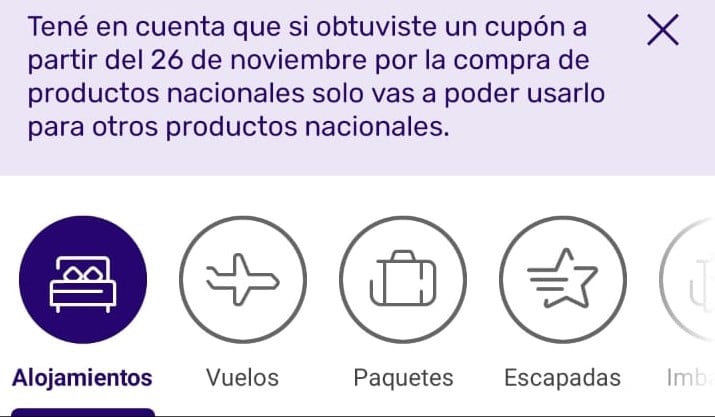 El anuncio que realizó la empresa. (Foto: Despegar)