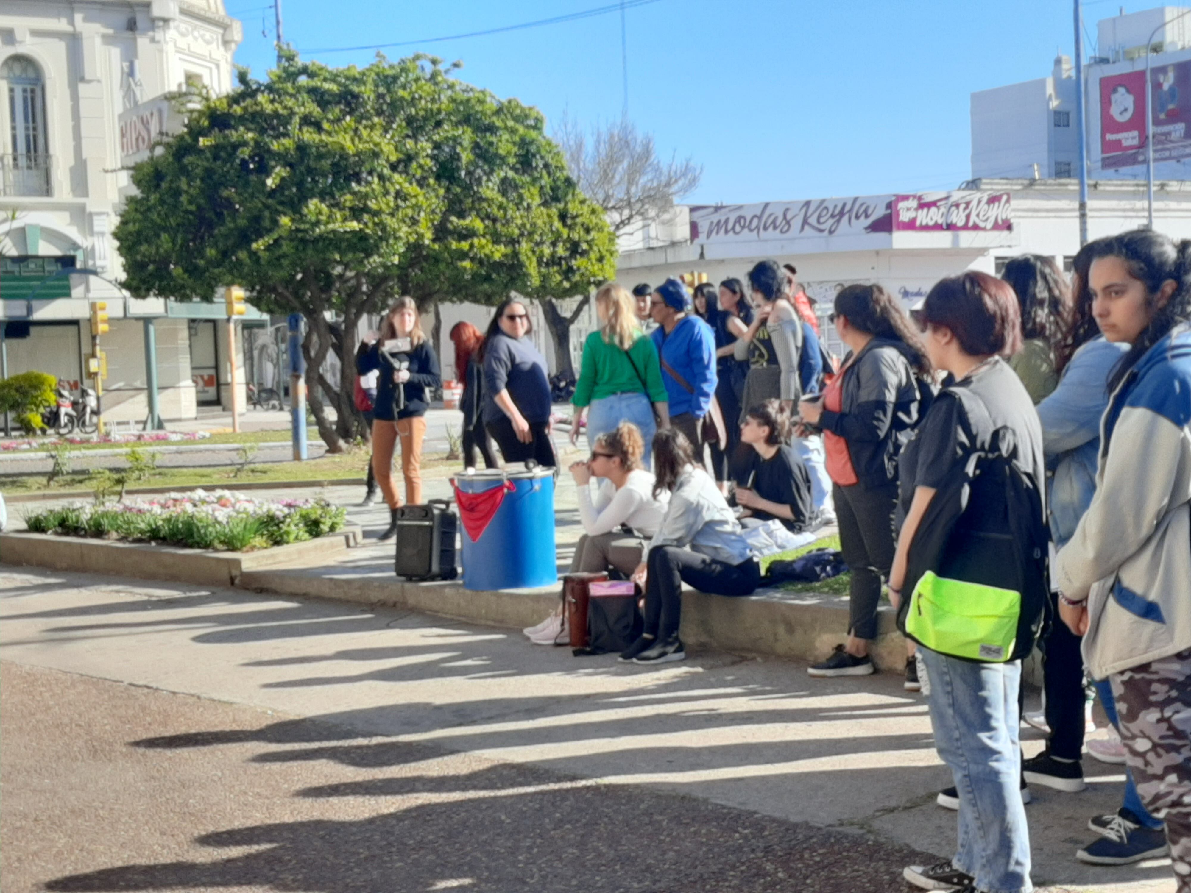 Marcha en Rafaela por el femicidio de la sanjuanina Fabiana Luna