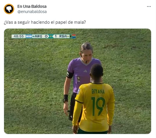 En medio del nerviosismo, hasta bromearon con el nombre de una jugadora sudafricana