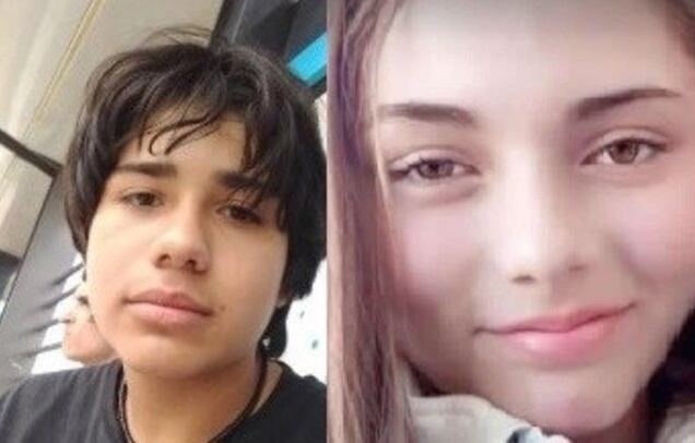 Paloma y Josué, los adolescentes que fueron hallados sin vida en Florencio Varela. (Gentileza: Clarín)