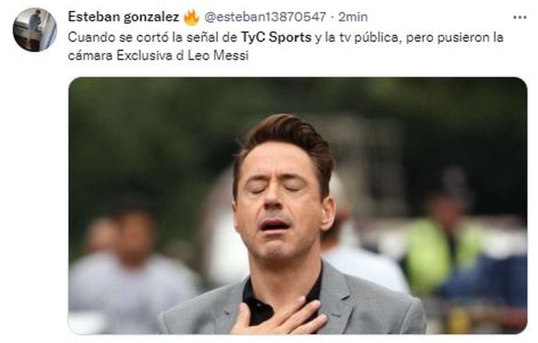 Los mejores memes del corte en el partido entre Argentina y Venezuela