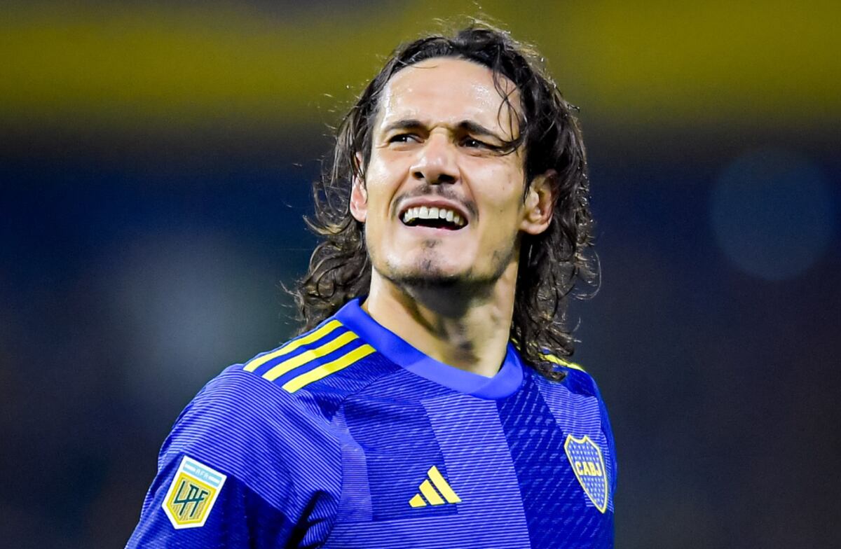 No se vio en TV: el picantísimo gesto de Edinson Cavani a la gente en la victoria de Boca