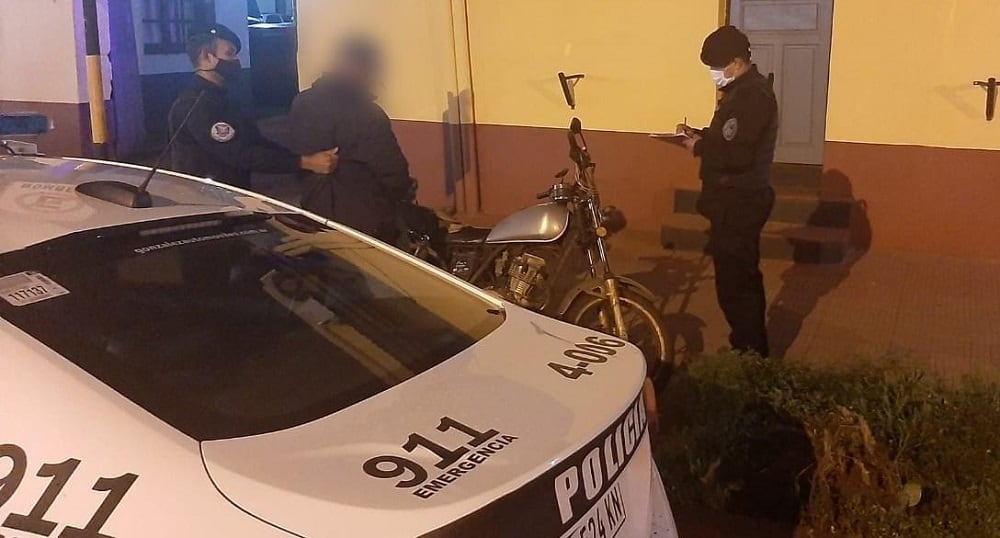 Una motocicleta robada fue recuperada en Oberá.