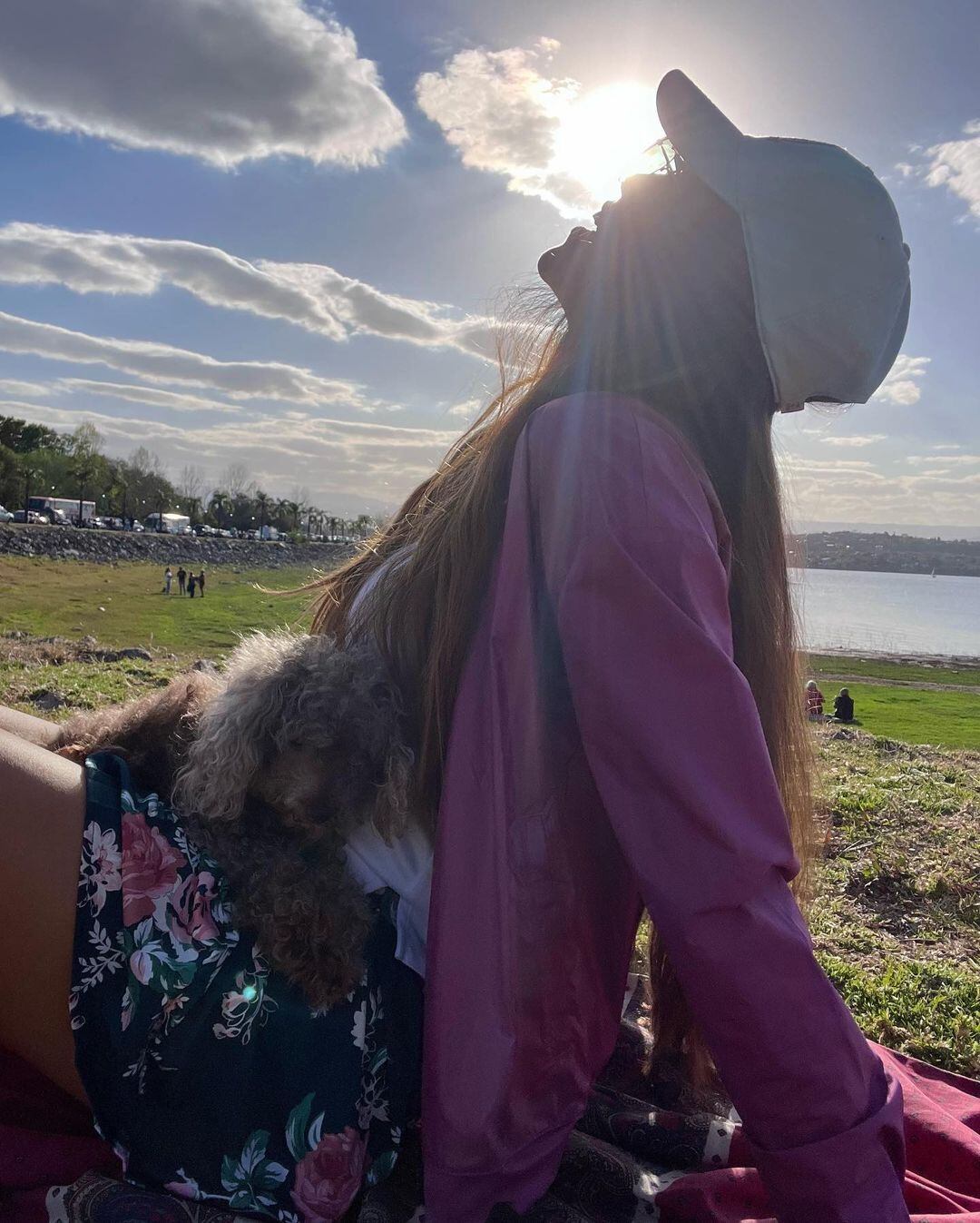 La modelo volvió a Córdoba para pasar algunos días con su familia.