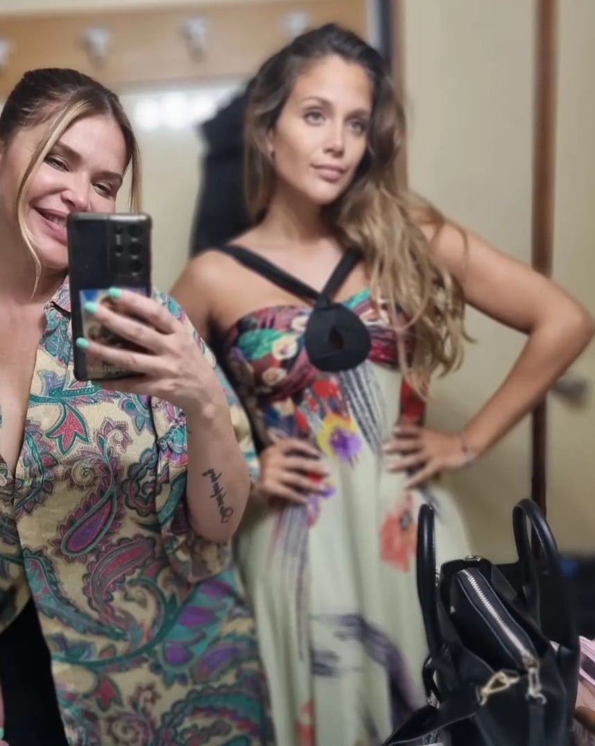 Nazarena Vélez junto a su hija, Barbie Vélez