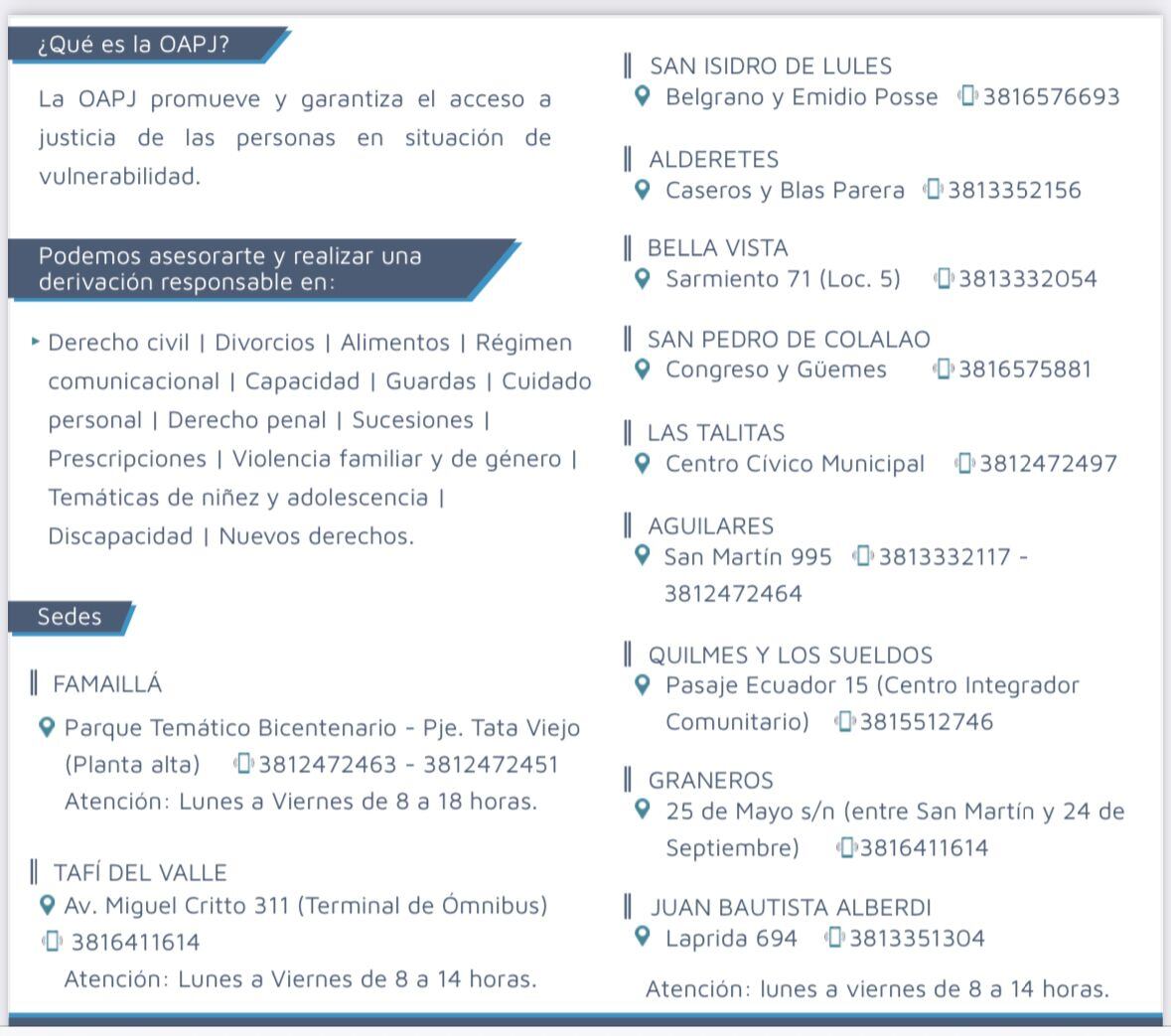 El tráiler atiende a personas que por capacidad o distancia, no pueden acercarse a las oficinas judiciales.