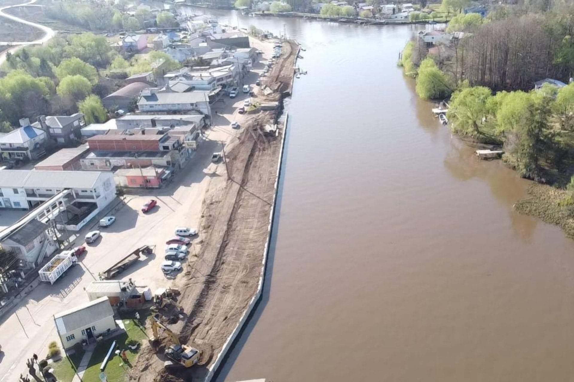 Villa Paranacito - Obra de defensa contra inundaciones