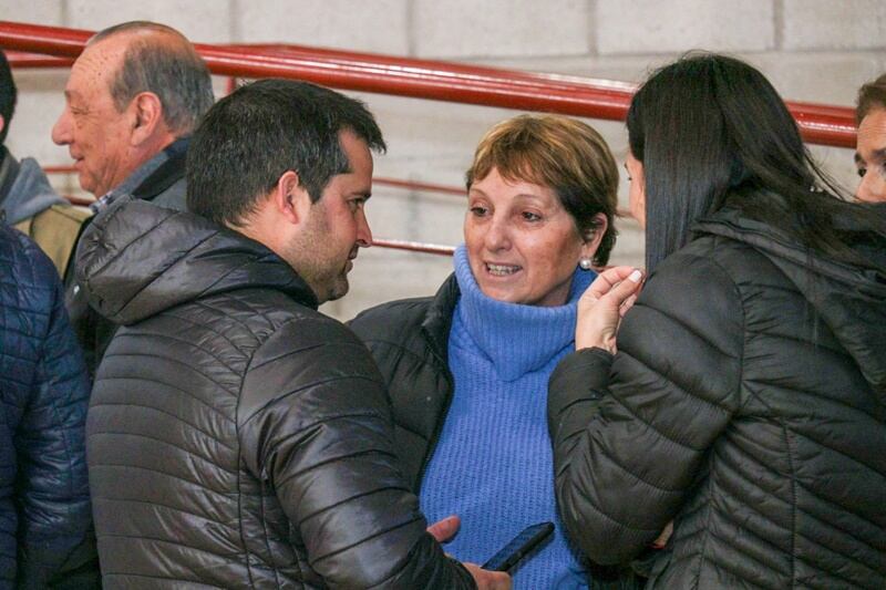 Claudia Cittadino y su equipo presente en el encuentro de Patín Artístico 