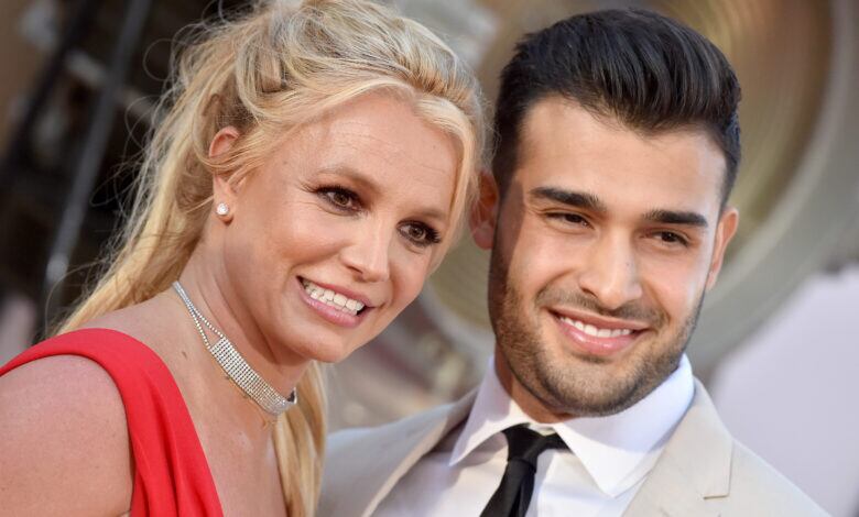 Britney Spears y Sam Asghari (Photo by Axelle/Bauer-Griffin/FilmMagic)