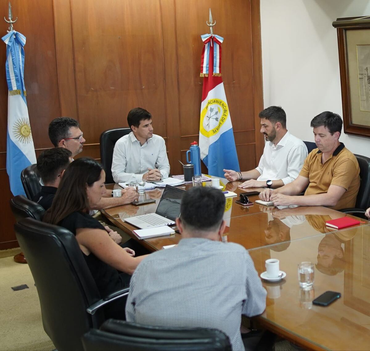 El Ministro de Ambiente y Cambio Climático, Enrique Estévez, visitó Rafaela