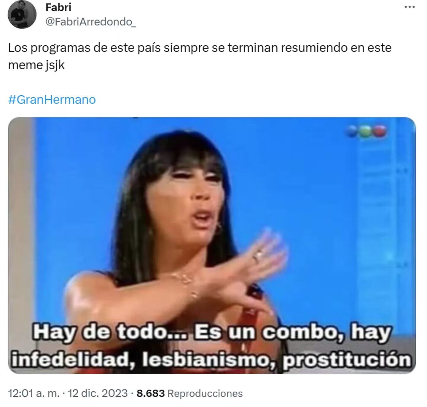 Los mejores memes de Gran Hermano