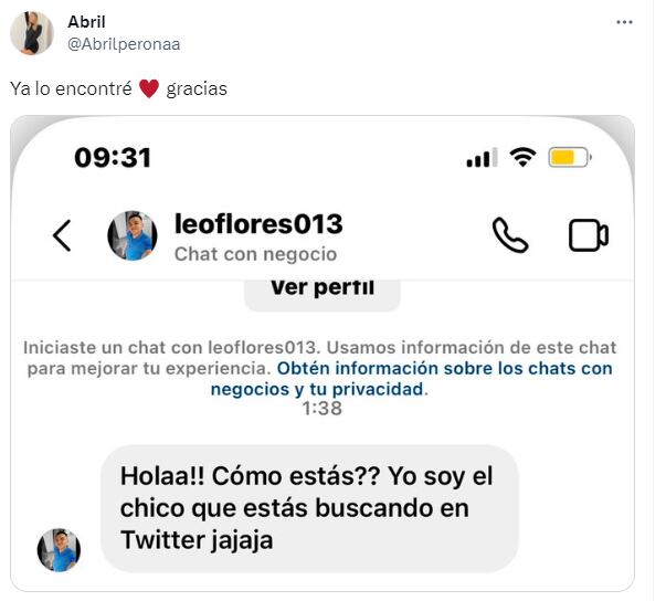 La joven contó lo que sucedió por Twitter. (Captura)