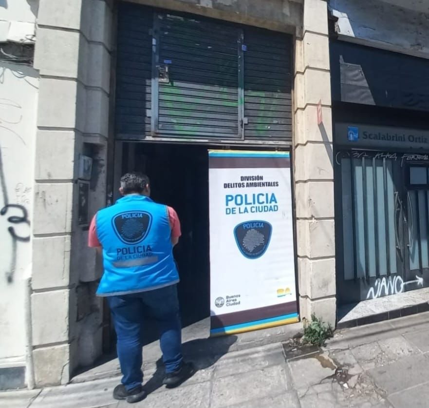 La Policía de la Ciudad encabezó el procedimiento. 