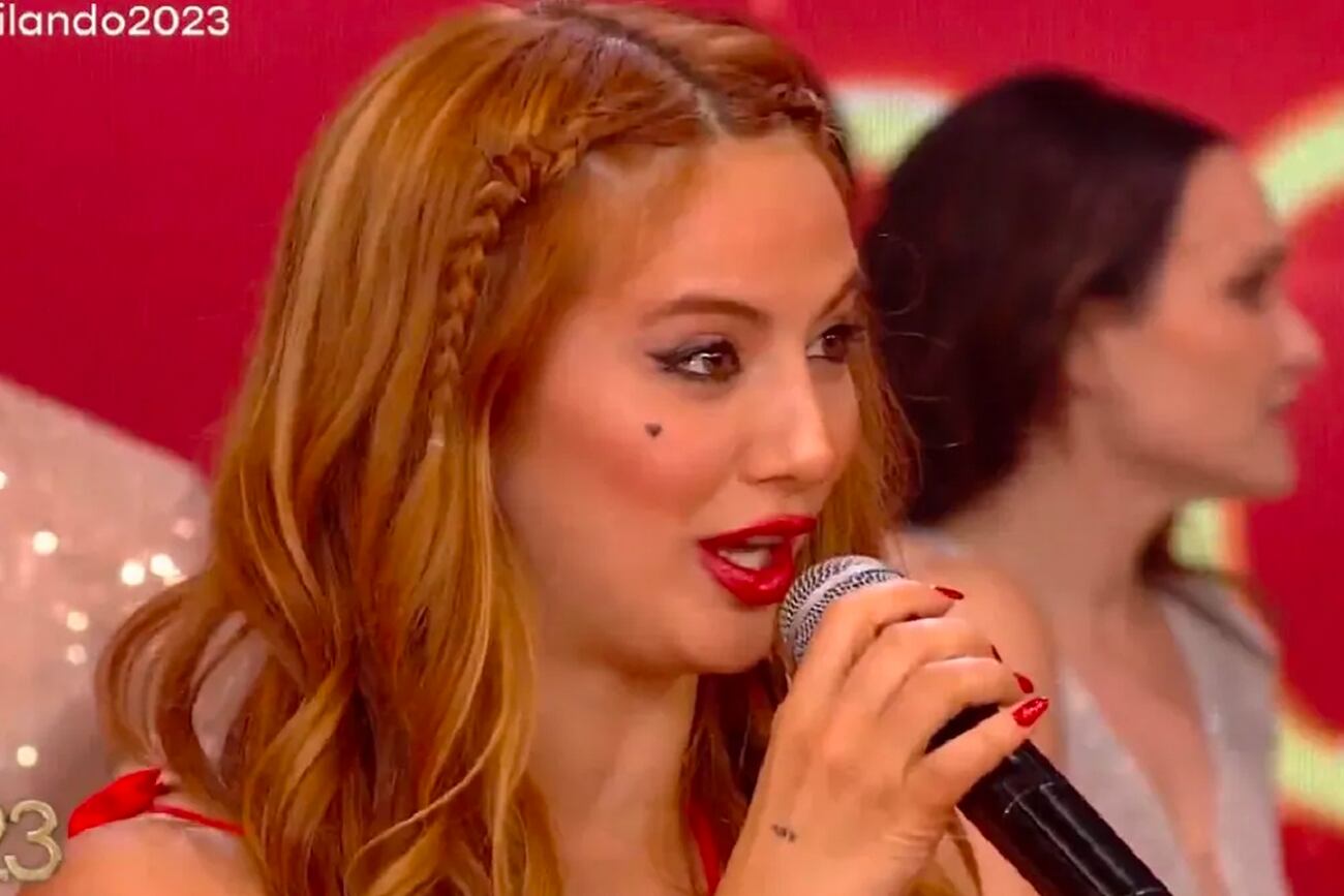 Flor Vigna en la pista del Bailando 2023. (Foto: Captura de pantalla)