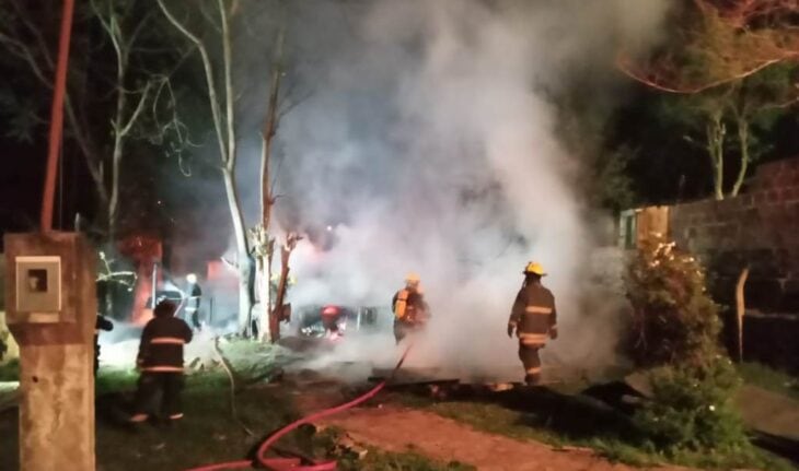 El incendio fue ocasionado luego de una fuga de gas en un termotanque de la vivienda- imagen ilustrativa.