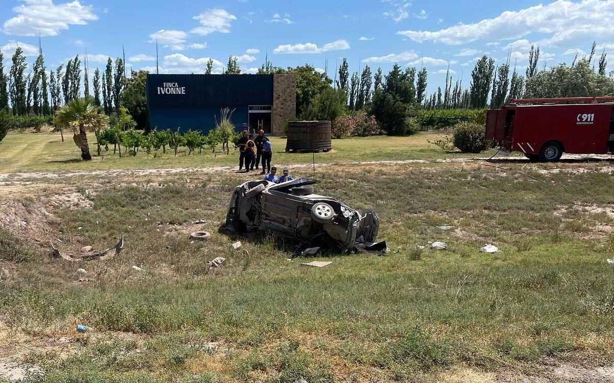 El automóvil que conducía Gustavo Zilleruelo quedó destruido.