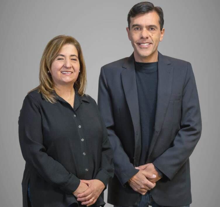 Ramona Pascual y Daniel Humberto Bini, precandidatos por el Partido Federal en San Rafael. 