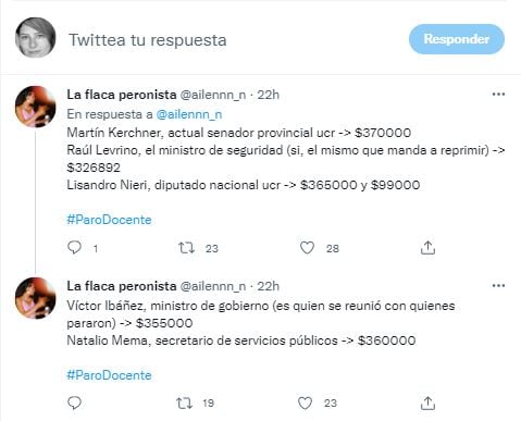 Repercusiones en redes sociales sobre el Boletín oficial del Gobierno sobre beneficios a docentes.