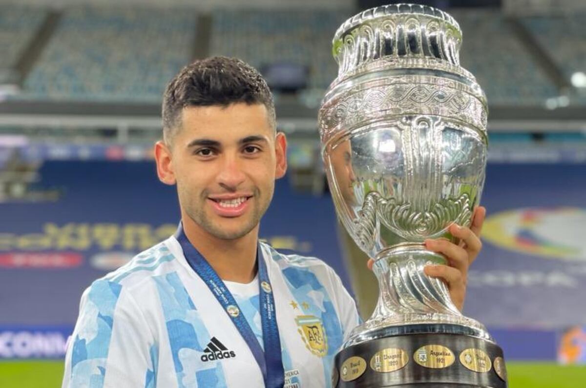 Cuti Romero y un diálogo clave con Scaloni antes de la final de la Copa América