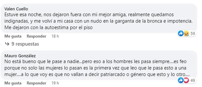 Denunciaron a un boliche mendocino por no dejar ingresar a más de 20 mujeres por su contextura física 