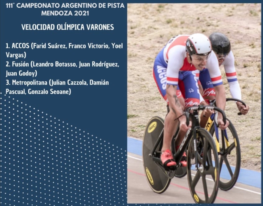 Campeonato Argentino de ciclismo de pista.