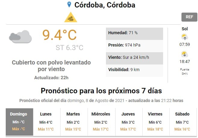 La semana empezará con temperaturas gélidas y precipitaciones.