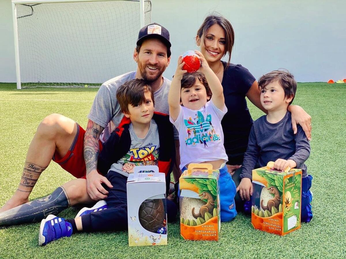 El divertido video que nadie vio de Mateo y Ciro Messi en la presentación de Leo en el PSG