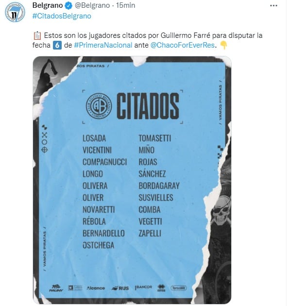 La lista de viajeros en Belgrano, para la visita a Chaco For Ever.