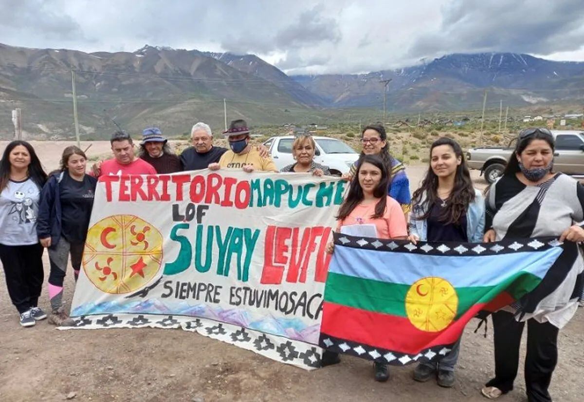 Miembros de la comunidad mapuche de Malargüe.