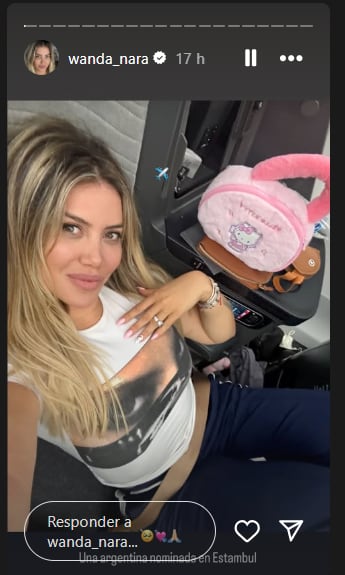 Wanda Nara llegó a Turquía y le dejó un mensaje a icardi