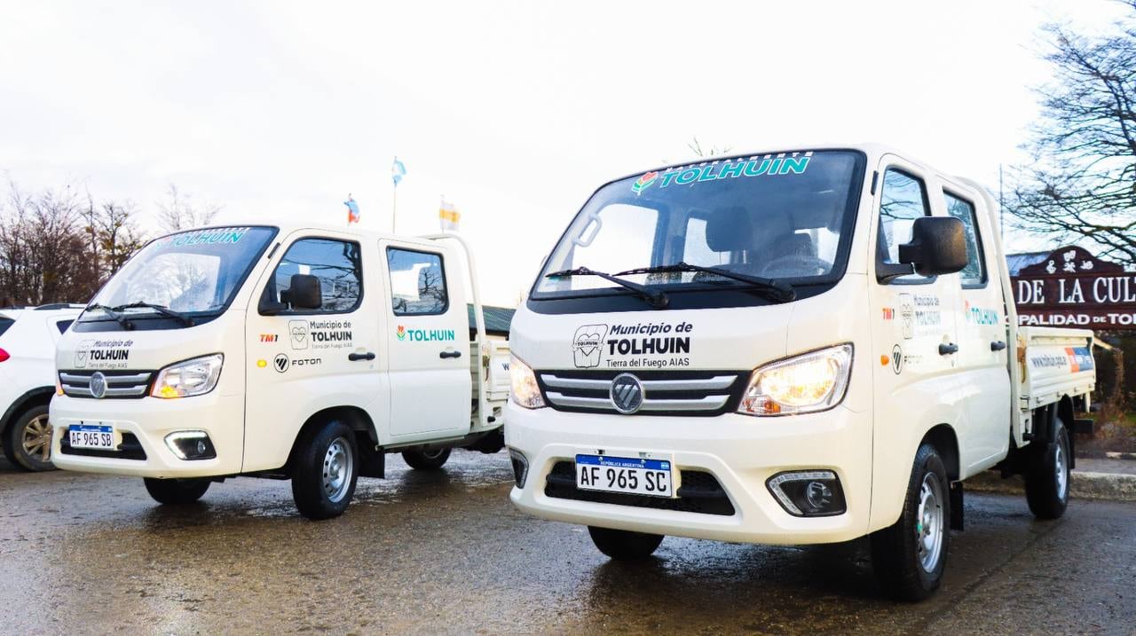 Tolhuin recibió dos nuevos vehículos para la flota municipal