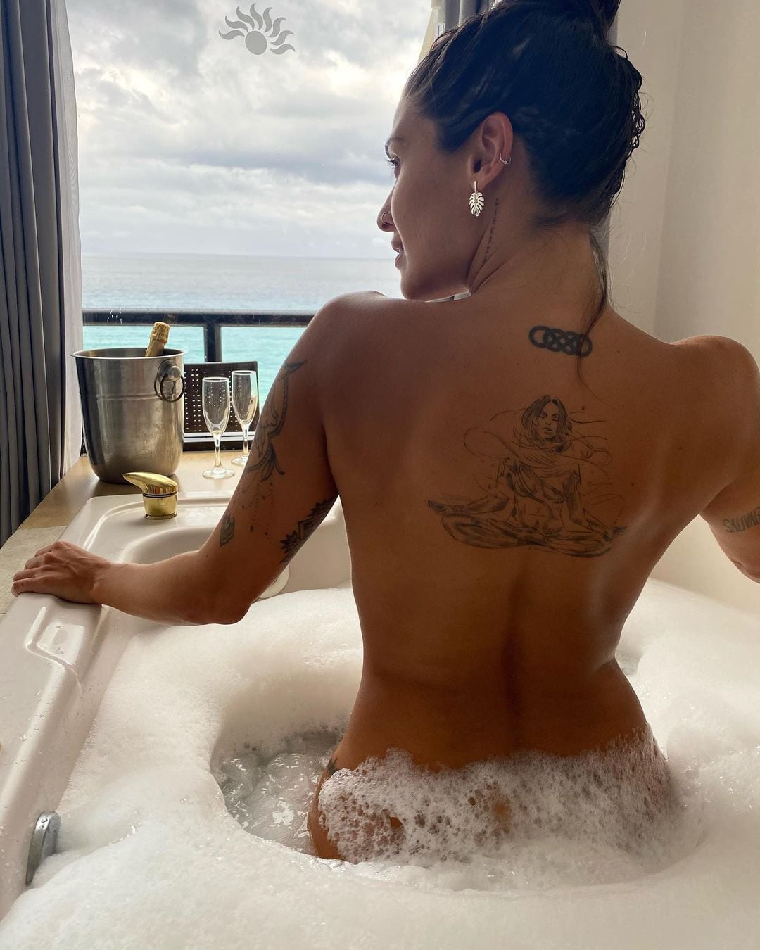 Ivana Nadal disfrutó de un baño de espuma y lo mostró en Instagram: “Tanto placer” (Foto: Instagram)